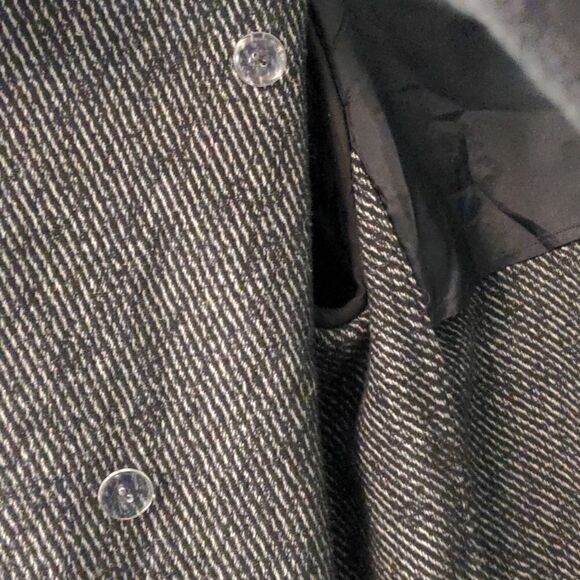 Lucky Brand Black Striped Double Breasted Jacket Size S - Picture 9 of 9